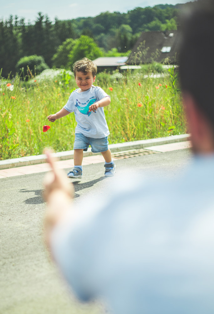 Familienfotoshooting mit doppelt so viel Freude